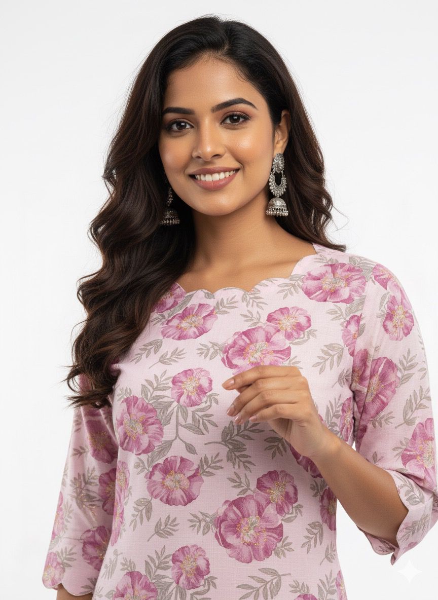 CHANDERI SILK CO-ORD SET